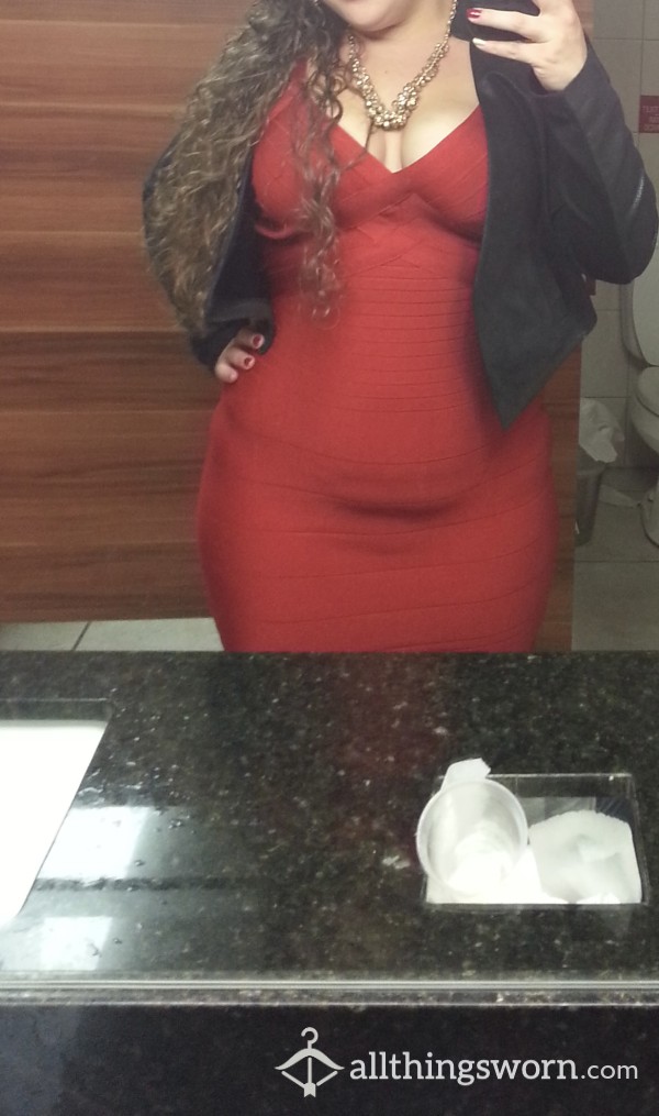 Sexy Red Kim Kardashian Bodycon Dress