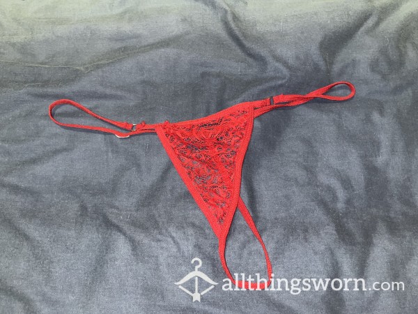 Sexy Red Lace Thong 💦  📦FREE SHIPPING📦