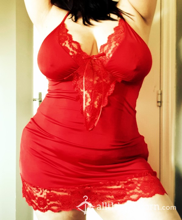 Sexy Red Nightdress