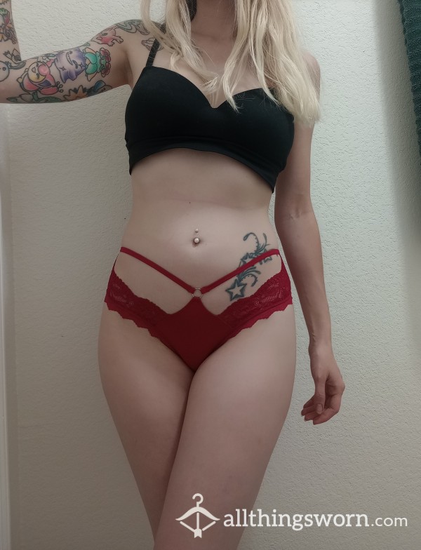 Sexy Red Strappy Panties