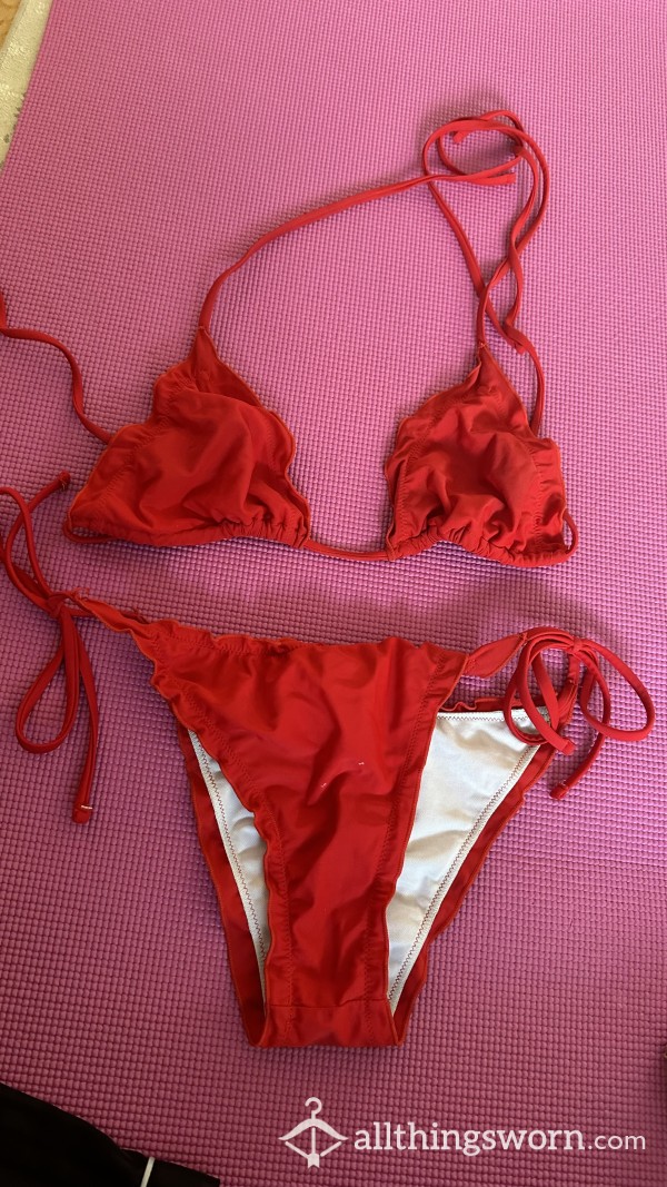 Sexy Red Used Bikini 😘
