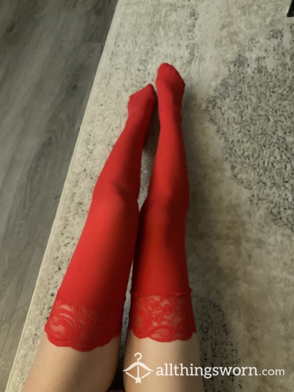 Sexy Red Valentine Tights❤️
