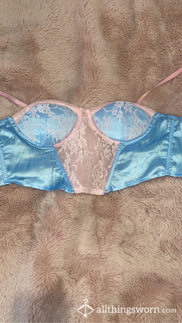 Sexy Ripped Corset Bra Top - Used