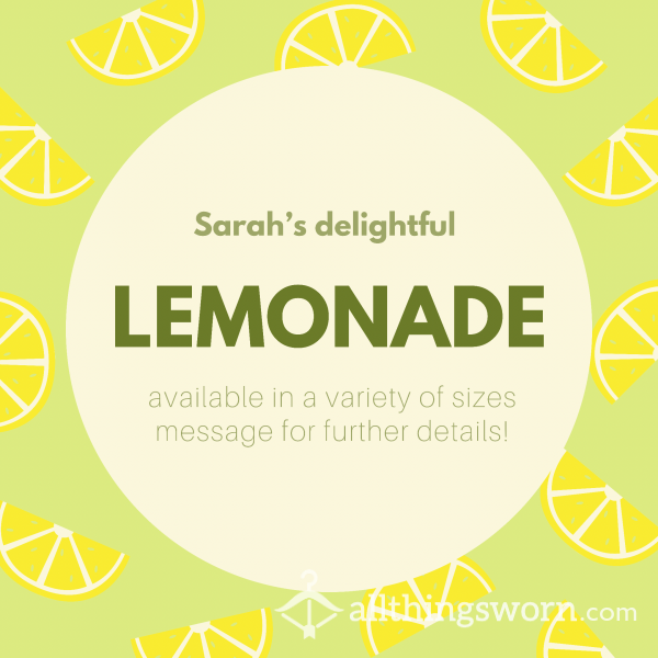 Sexy Sarah’s Lemonade Drink