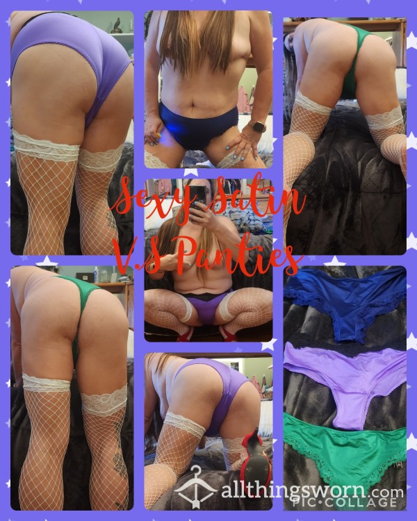 Sexy Satin V.S Panties Comes With Custom Pics And Premade