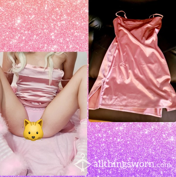 Sexy Silk Mini Dress & Photoset 💗💋