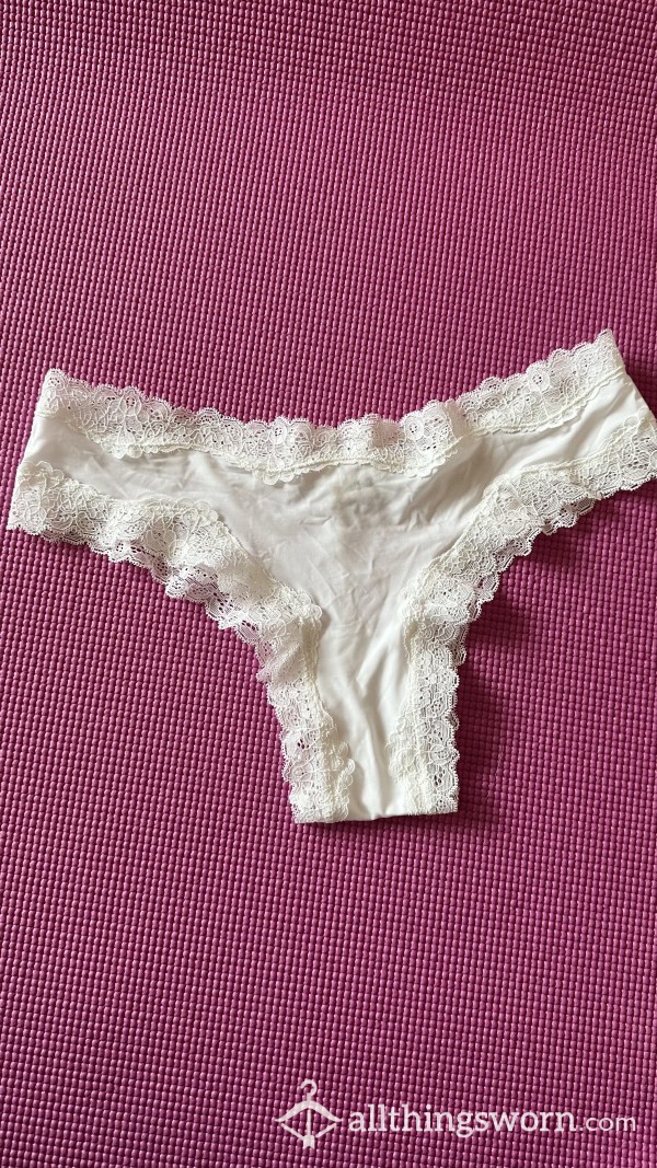 Sexy Silky White Panties - SOLD
