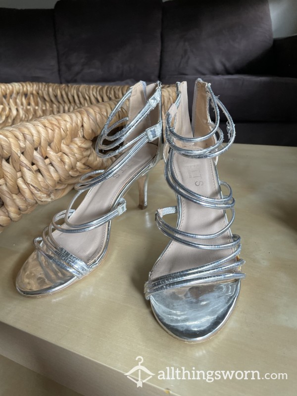Sexy Silver High Heels 👠