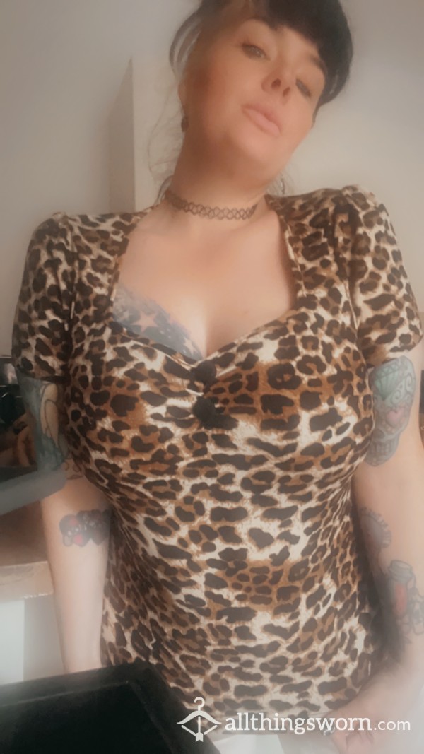 Sexy Sissy  Leopard Print Top Size 14/16