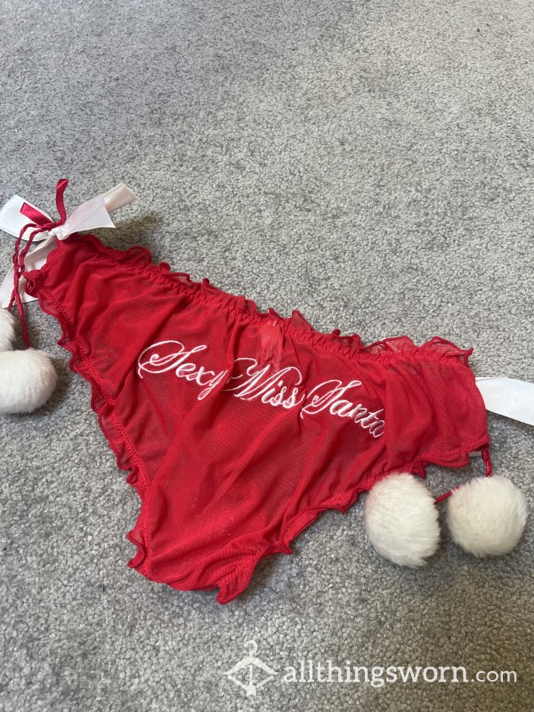 Sexy Used Christmas Knickers
