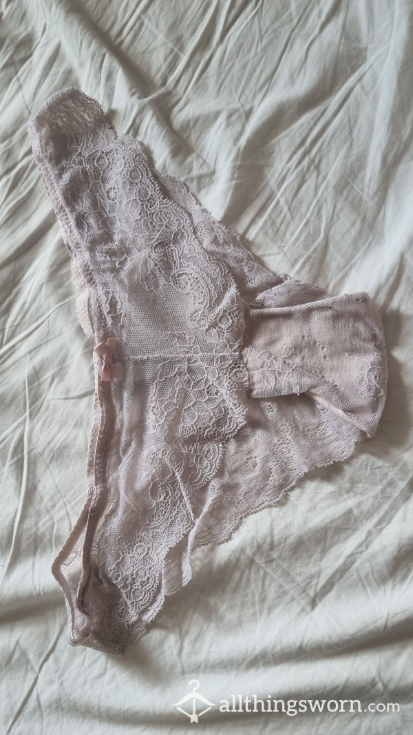 Sexy Well Worn Lace Panties