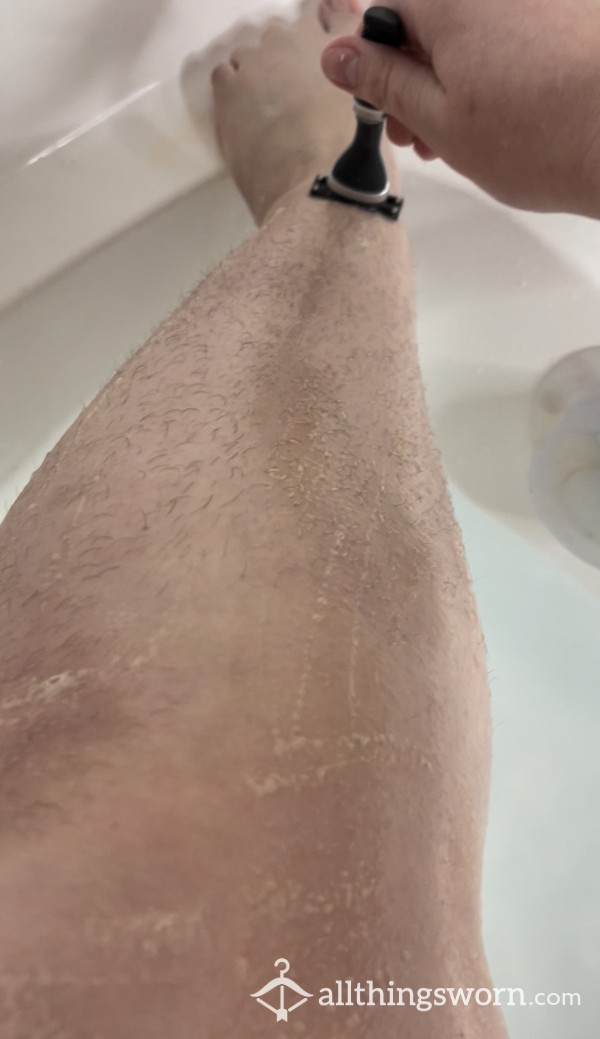 Shaving My Hairy Legs 🪒