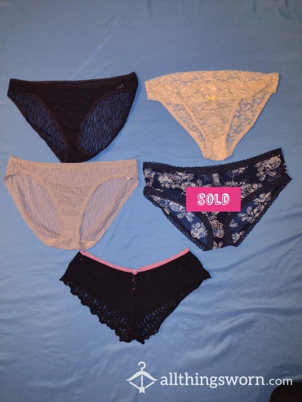 Sheer Lace Briefs *multiple Styles*