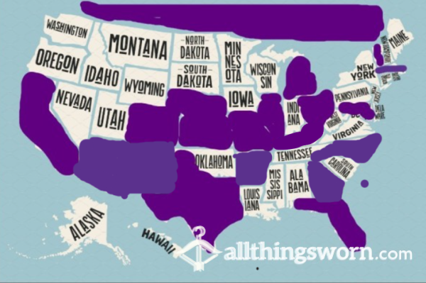 *Updated Ship To Your State! Cover My Map