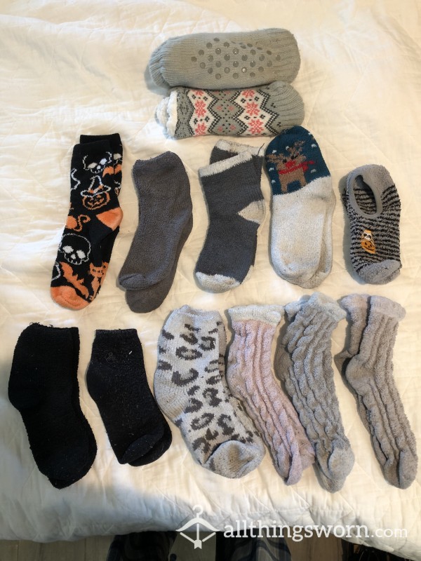 Shop My Fuzzy Sock Collection!