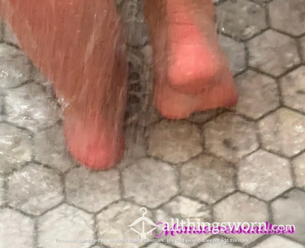 Wet Feet Shower Pics