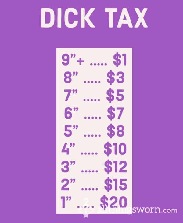 Shrimp Dick Tax