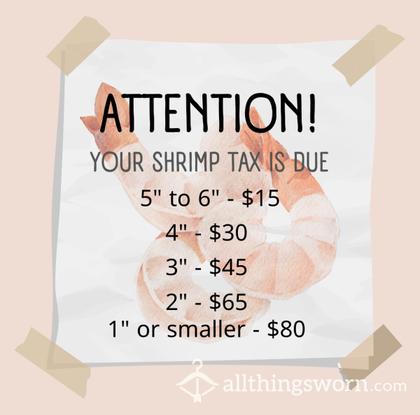 Shrimp Dick Tax PAYUP