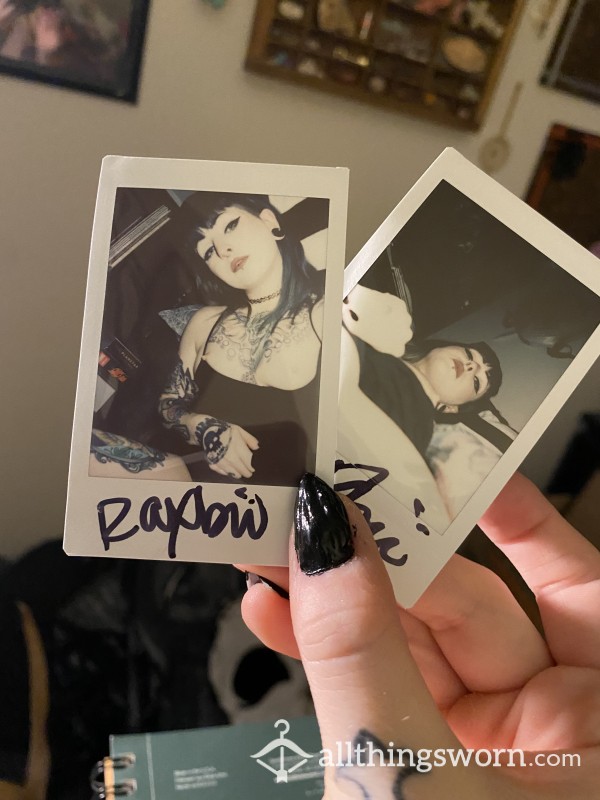 Signed Polaroids Bundle