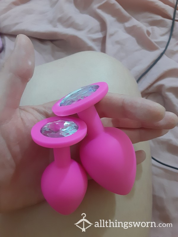 Silicone Pink Butt Plug (1 Buttplug, Extra Gift Included)