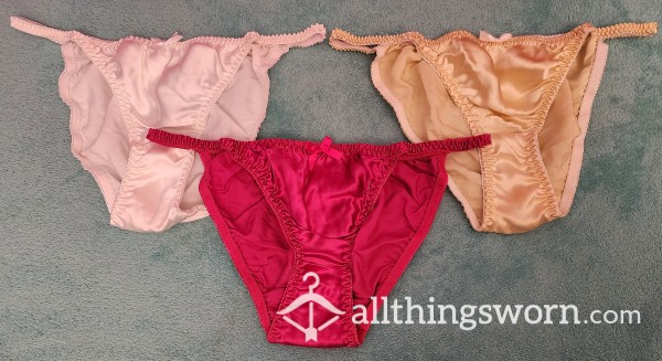 Silk Bikini Panty - Available In 3 Colors