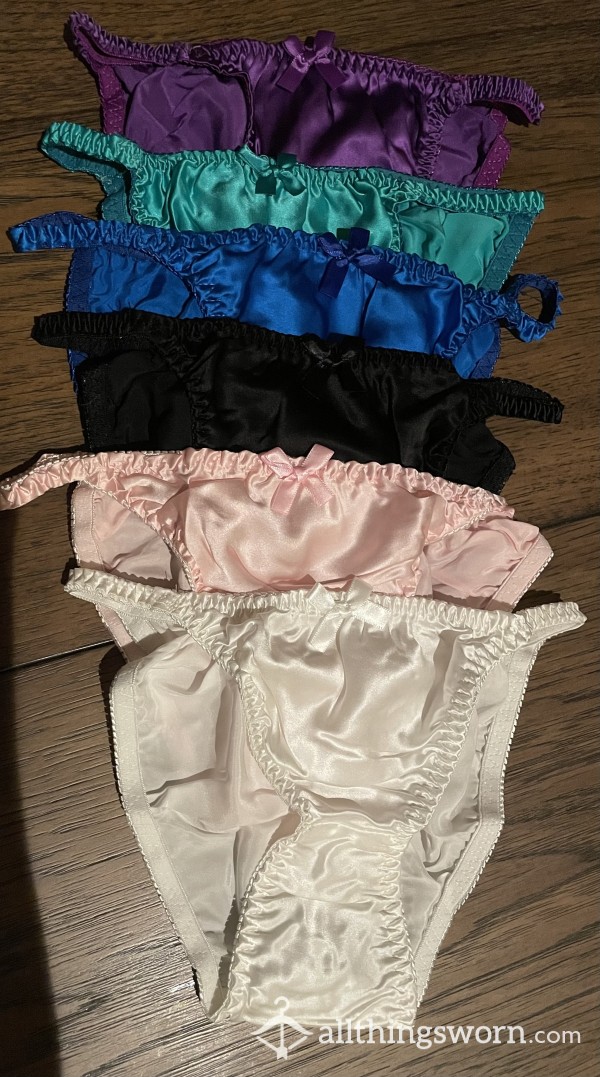 Silk String Bikini Panties
