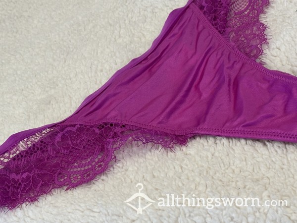 Silk Velvet Thong