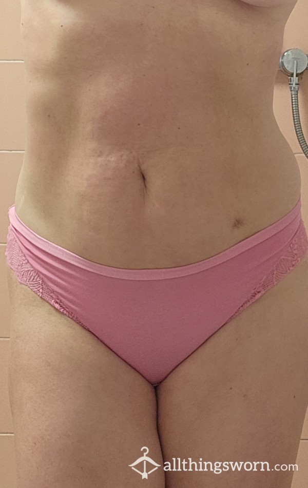 Silky And Lace Pink Panties