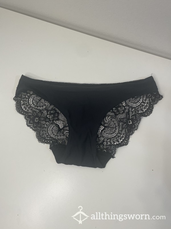 Silky Black Lace Cheeky