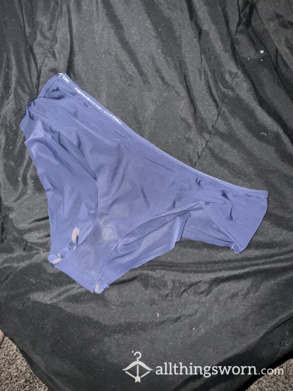 Silky Dark Blue Panties