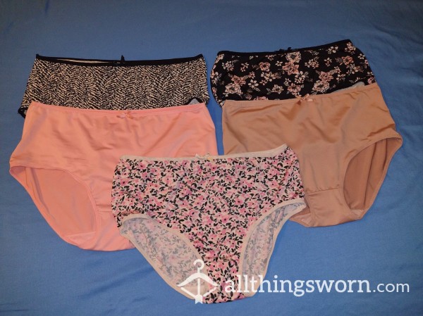 Silky Full Back Briefs *multiple Colors/patterns*