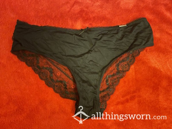 Silky Fullback Panties W/ Lace