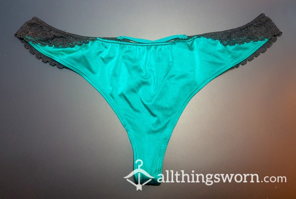 XL Silk And Lace Thong - Custom Wear With Free Shipping!