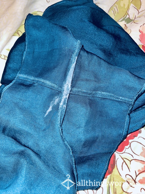 Silky Pj Shorts W/out Underwear - Bonus Silky Top Worn As I Sleep!!