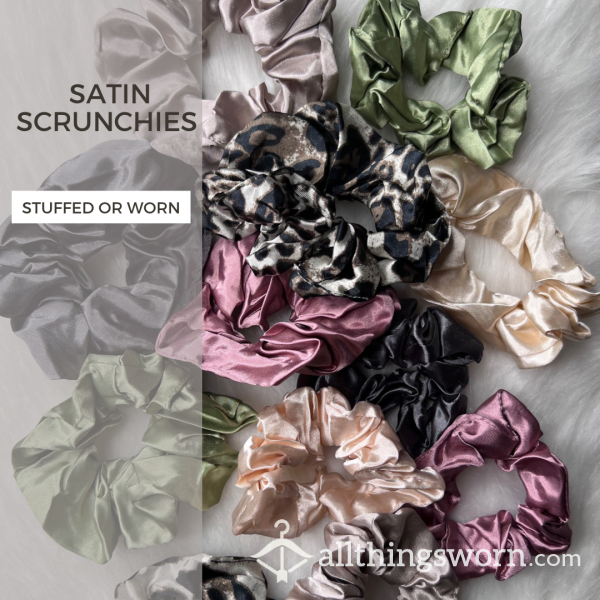 Silky Smooth Satin Scrunchies | Shipping Included To U.S.