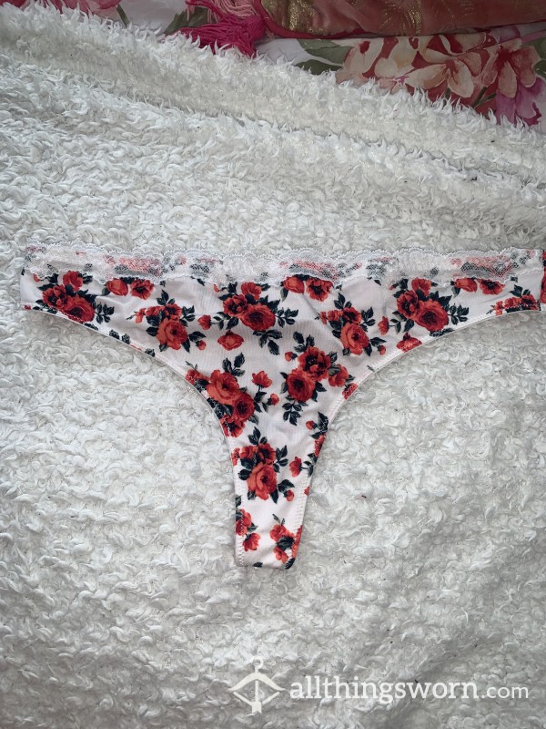 Silky Thong Worn For 24h