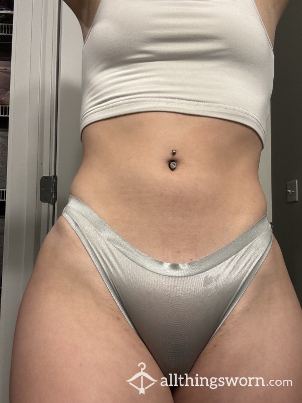 Silver Thong (S)