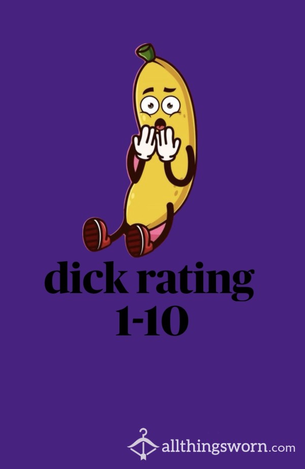 Simple 1-10 Dick Rating