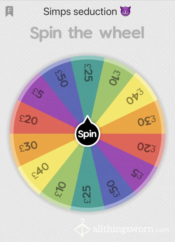 Simps Seduction- Spin The Wheel Game 😈💦