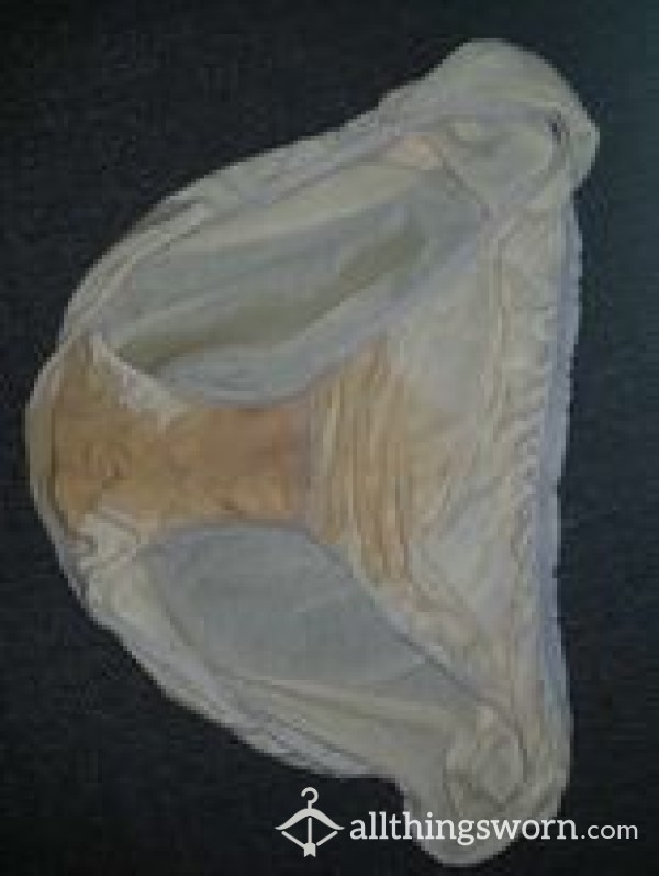 'U20' Panties, Outstretched, Worn For 3+ Days And Finished Off (Bunny Girl Panties Series)