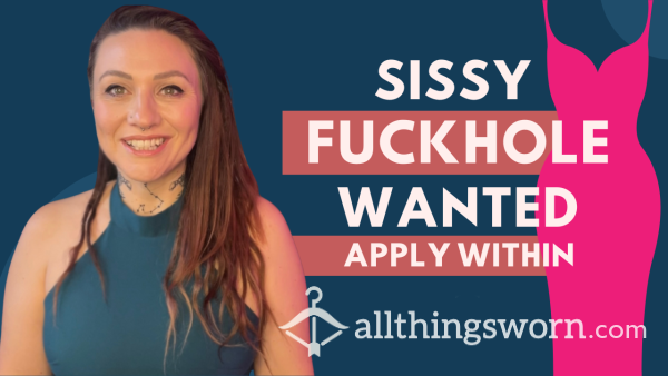 Sissy Fuckhole Wanted For Needy Husband