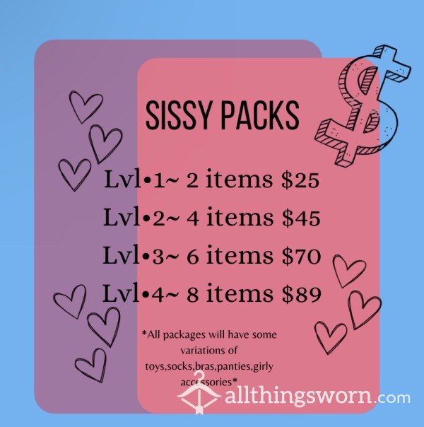 Sissy Packs 💕🍬