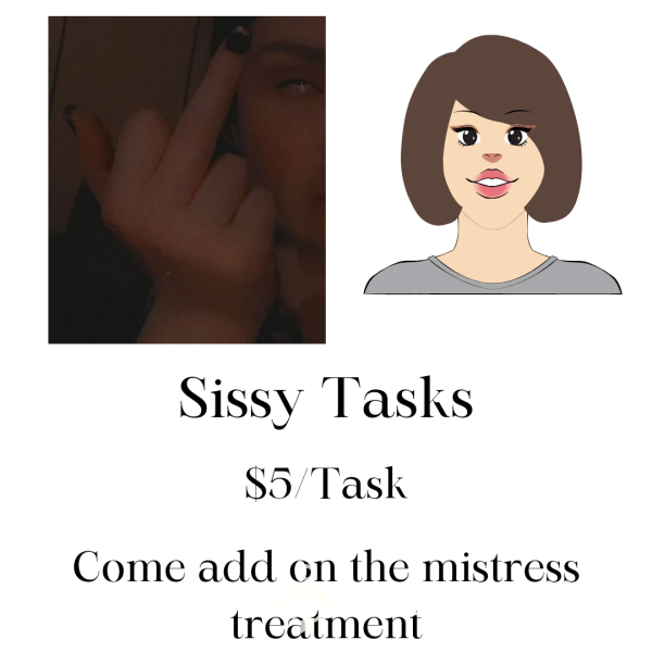 Sissy Tasks
