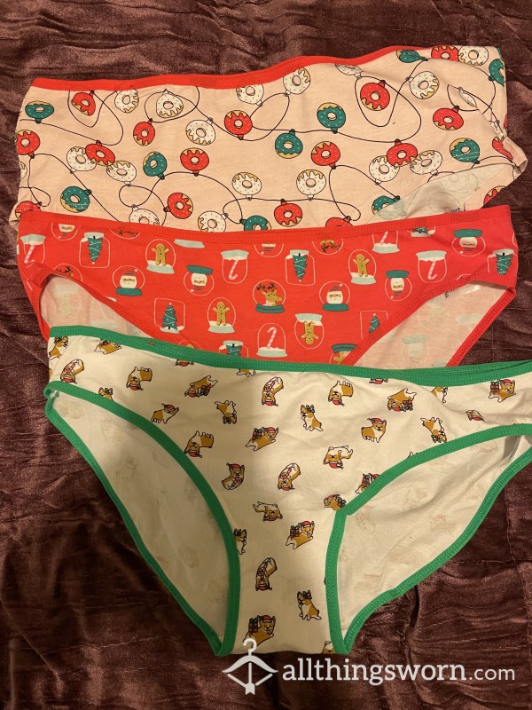 Size 16 Christmas Panties Cotton 🥰