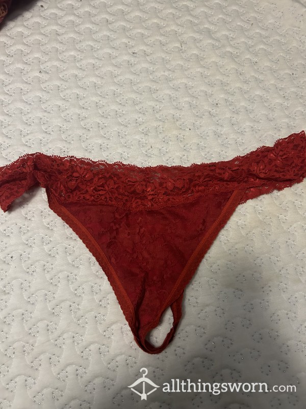 Size 20 Red Thong