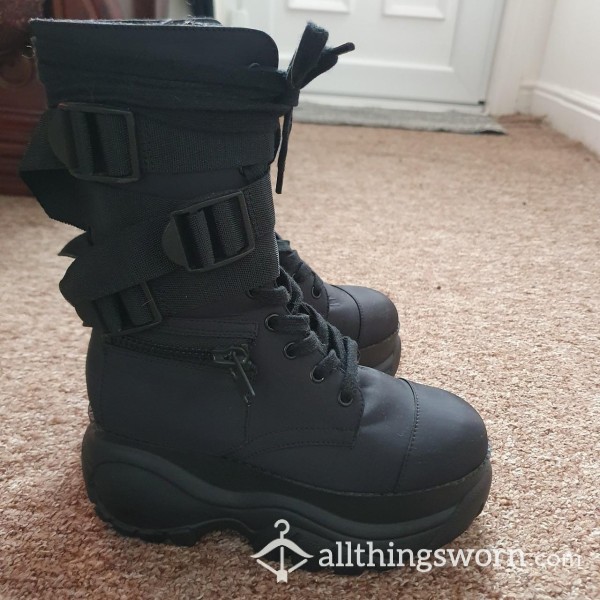Size 5 Black Utility Boots