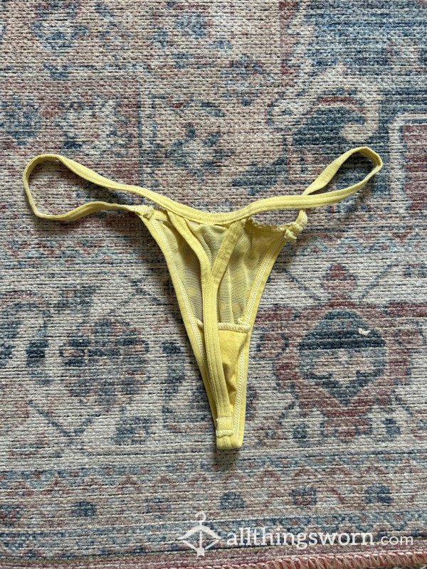Size S Yellow G-string