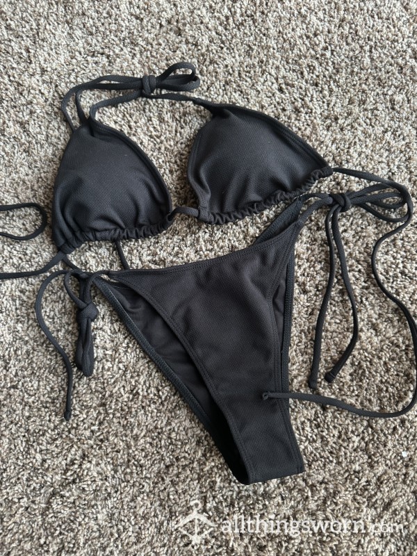 Skimpy Black Bikini
