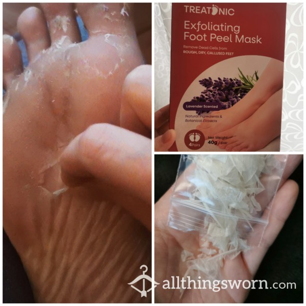 🦶 Skin From Foot Peeling Mask And Video!!😏😜