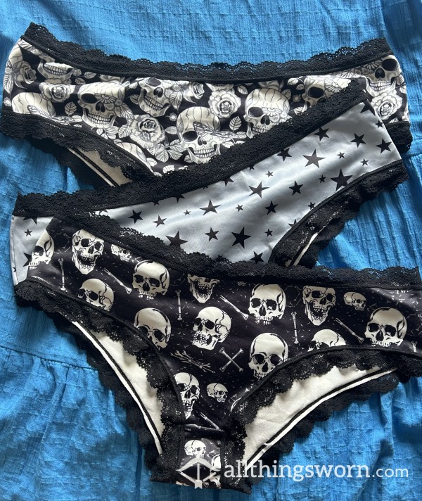 Skulls And Star Panties
